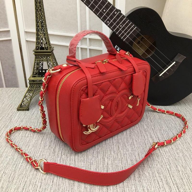 Chanel Makeup Shoulder Bags CH062S-Red | Top Replica Bags
