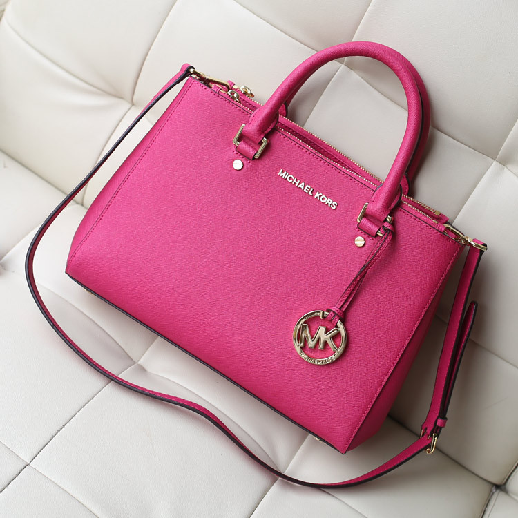 Michael Kors Killer Bag Satchel Rose Red (MK052) | Top Replica Bags