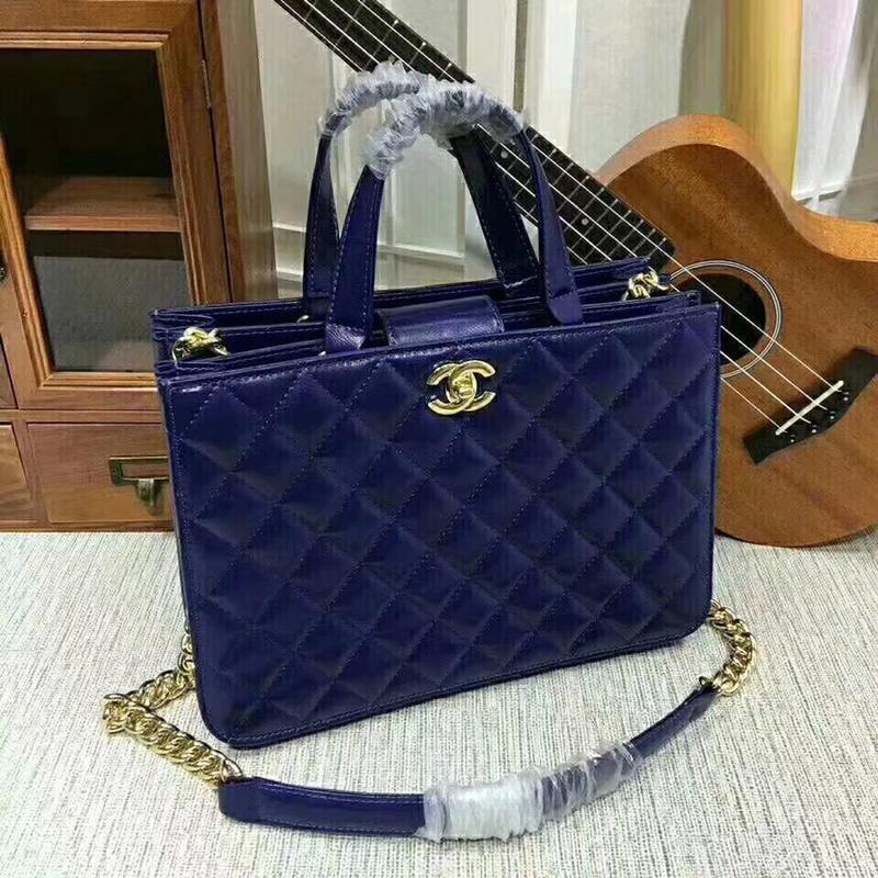 Chanel Top Handle Tote Bags CH072-Blue | Top Replica Bags