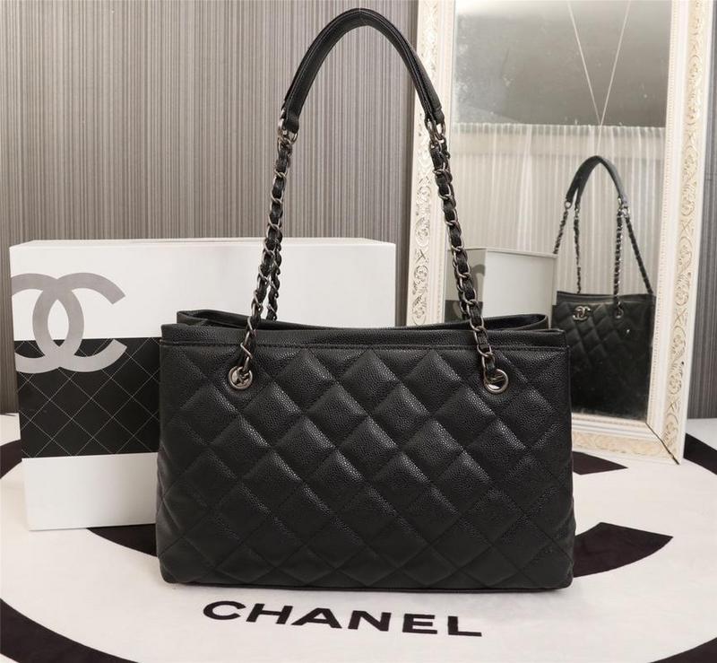 Chanel Top Handle Tote Bags CH161-Black | Top Replica Bags
