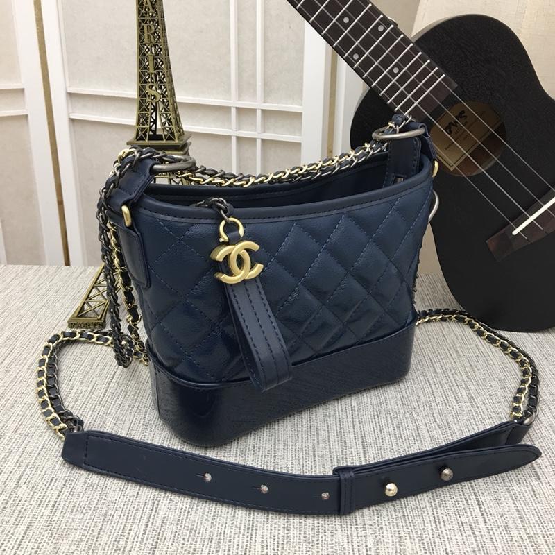 Chanel Gabrielle Small Hobo Bags CH195-Blue | Top Replica Bags