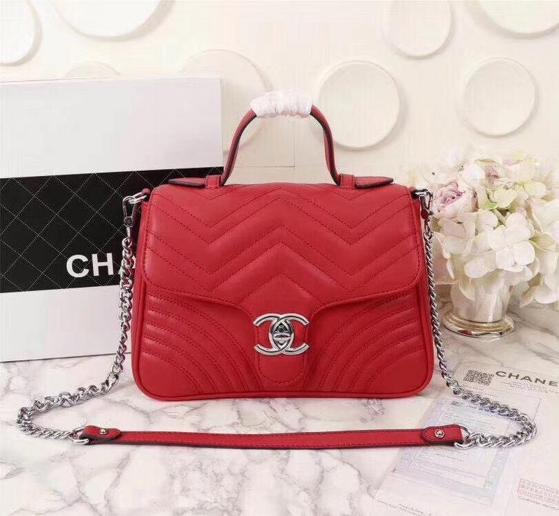 Chanel Top Handle Flap Bags CH231-Red | Top Replica Bags