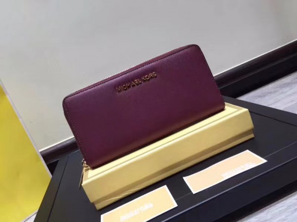 Michael Kors Wallets Wine Red (MK648)