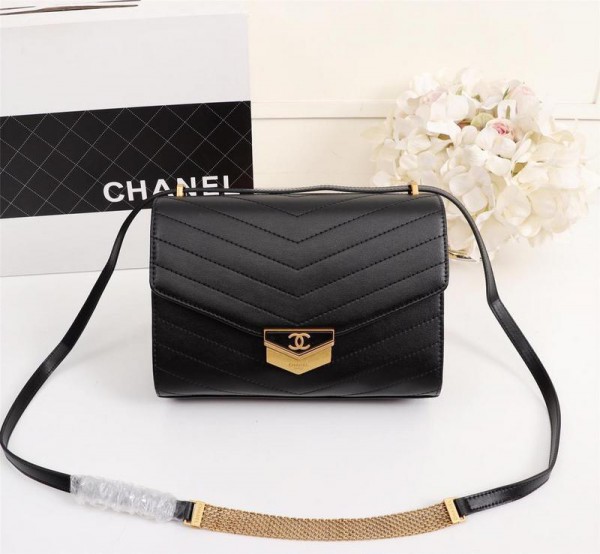 Chanel Flap Bags CH032-Black