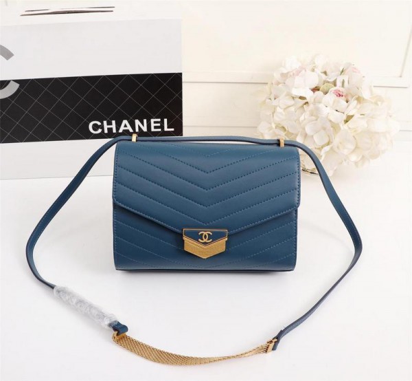 Chanel Flap Bags CH032-Blue