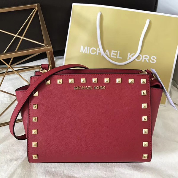 Michael Kors Crossbody Bags Rivet Red (MK689)