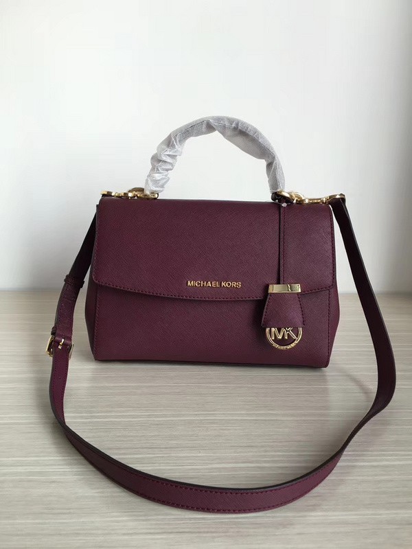 Michael Kors Satchel Wine Red (MK703)