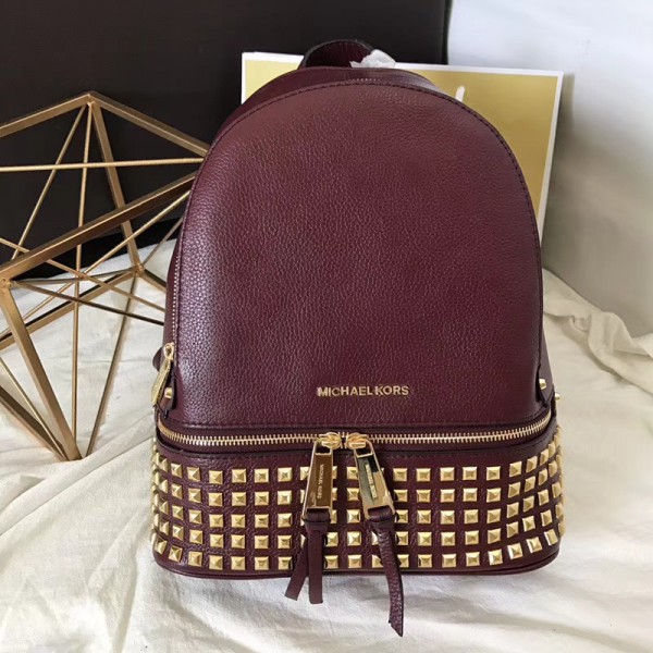 Michael Kors Backpacks & Belt Bags Rivet Wine Red (MK710)