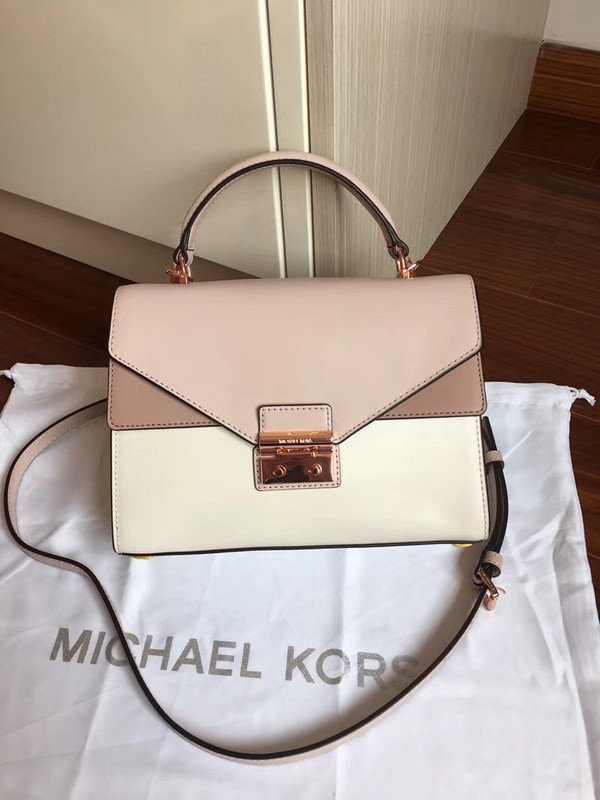 Michael Kors Satchel Beige Pink (MK730)