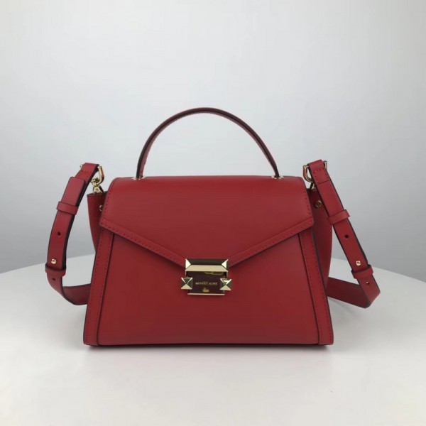 Michael Kors Whitney Bat Shoulder Bags Red (MK768)