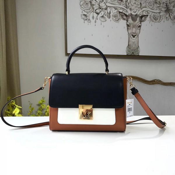 Michael Kors Satchel Black Brown (MK806)