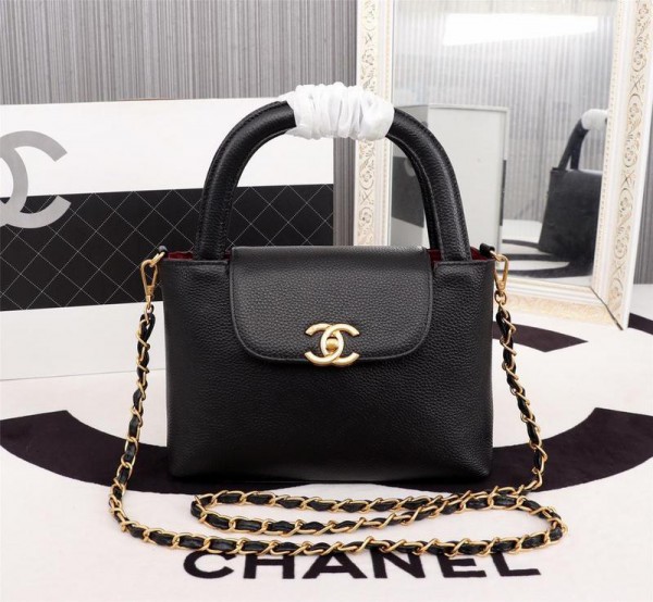 Chanel Top Handle Flap Bags CH009-Black