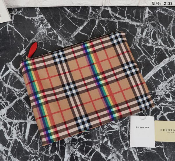 2018 New Burberry Clutch 2133 Red 26*35cm