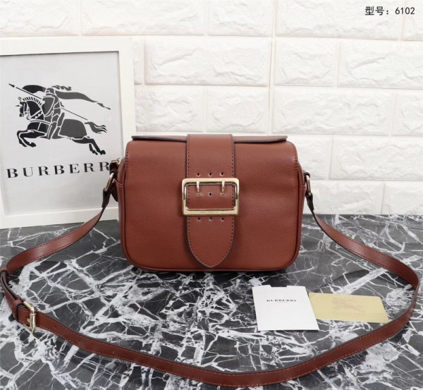 2018 New Burberry Crossbody Bag 6102 Brown 21*7.5*17