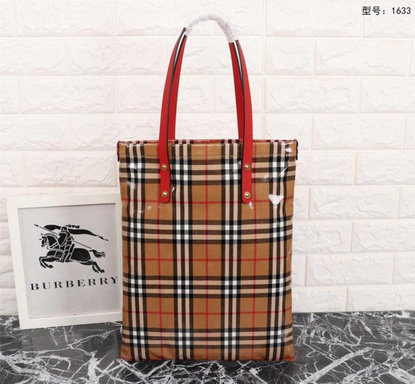 2018 New Burberry Tote 1633 Red 40*31cm
