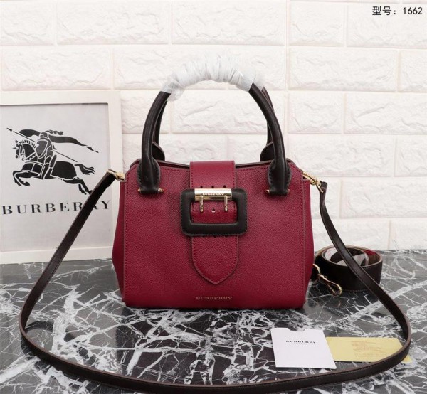 2018 New Burberry Tote 1662 Red 23*12*20cm