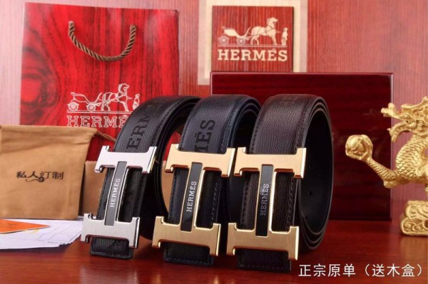 2018 New Hermes Belt 312 Black Brown