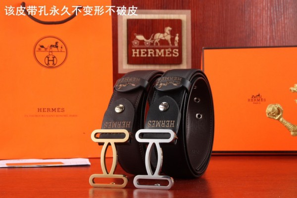 2018 New Hermes Belt 316 Black Brown