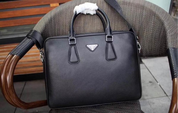 2018 New Prada Briefcase 3221 Black 38*29*7cm
