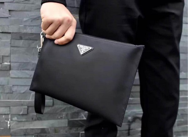 2018 New Prada Clutch Bag 6996 Black 29*19*2cm