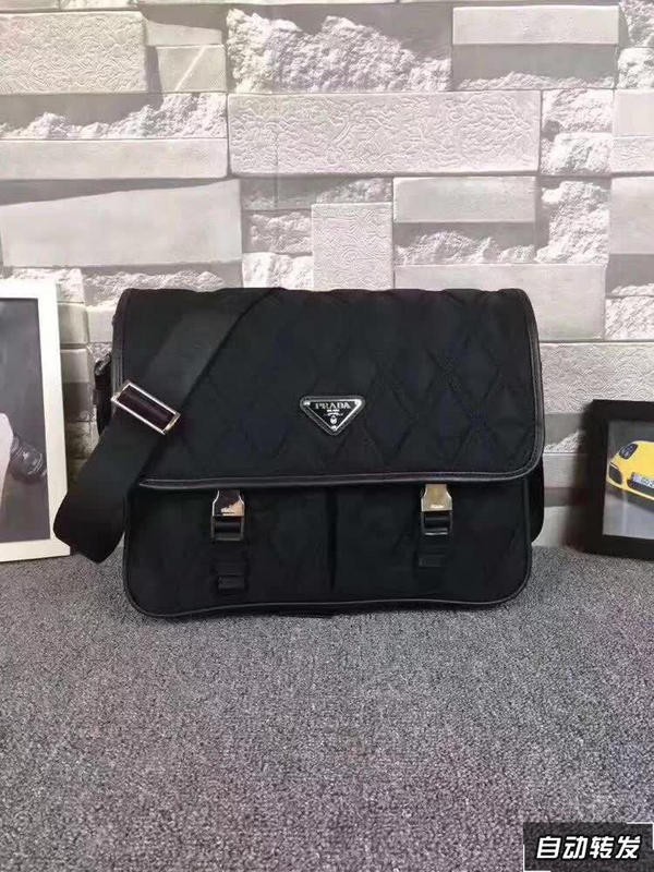 2018 New Prada Messenger Bags 0294 Black 33x23x13cm