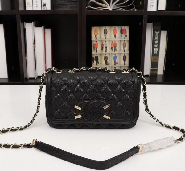 Chanel Flap Bags CH077-Black
