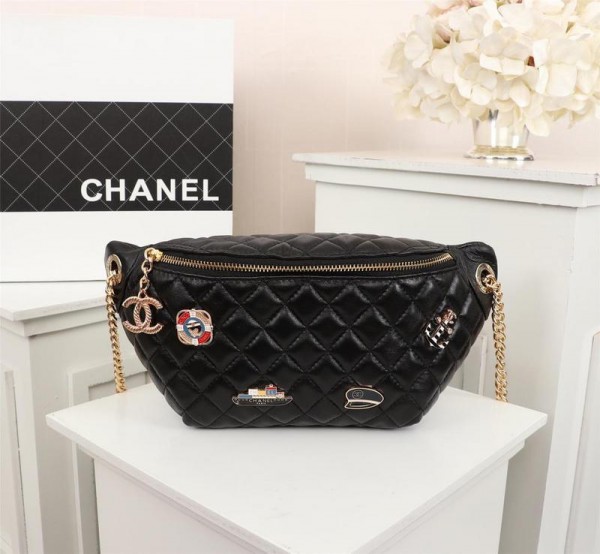 Chanel Crossbody Belt Bags CH090-Black