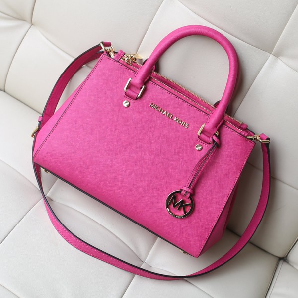 Michael Kors Killer Bag Satchel Trumpet Rose Red (MK083)