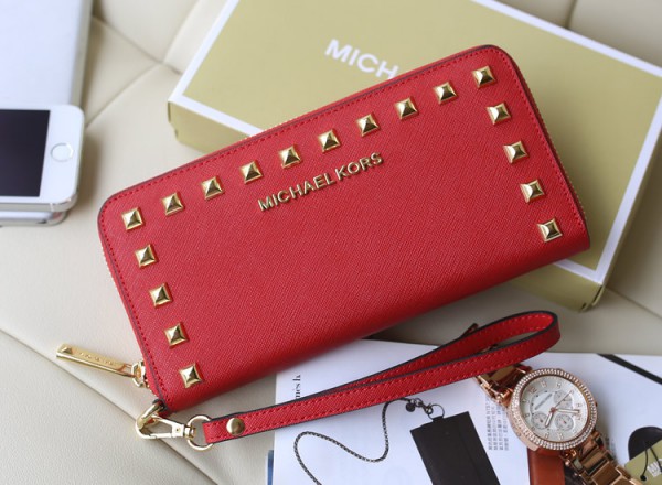 Michael Kors Rivet Wallet Red (MK061)