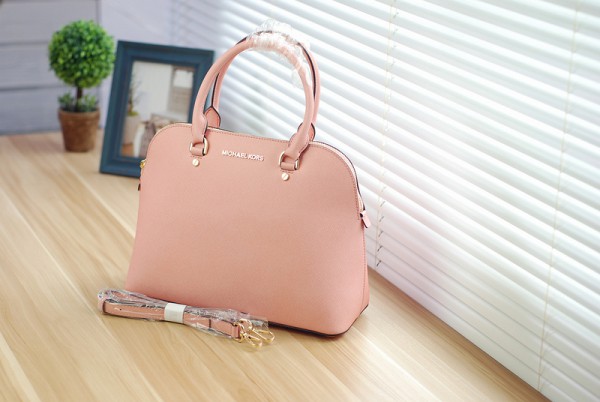 Michael Kors Shell Bags Medium Size Satchel Shrimp Pink (MK155)