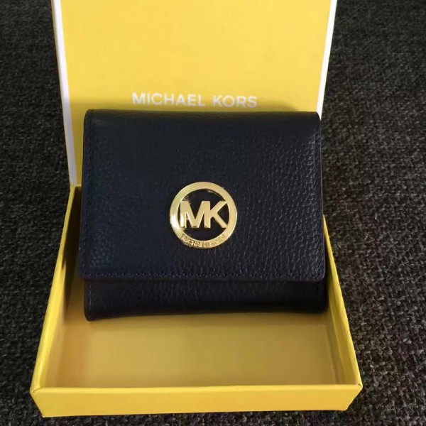 Michael Kors Short Clip Wallet Dark Blue (MK352)