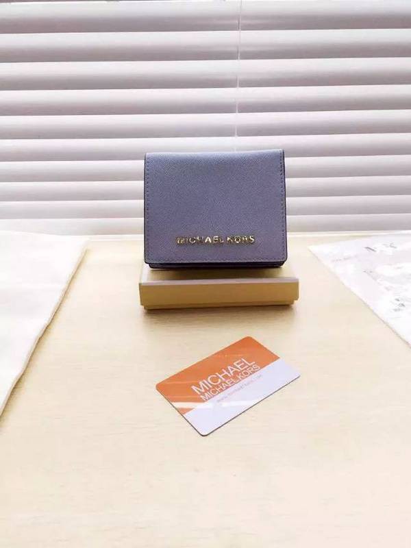 Michael Kors Short Suction Buckle Wallets Light Blue (MK206)