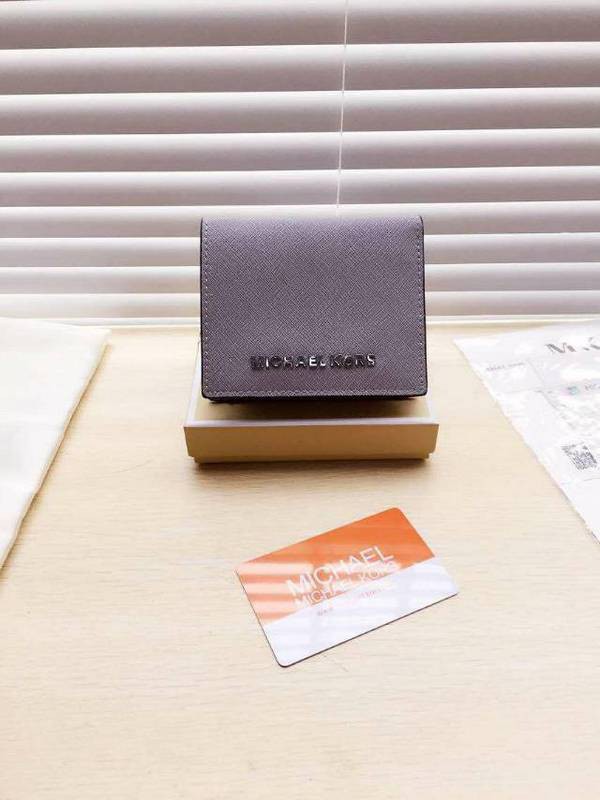 Michael Kors Short Suction Buckle Wallets Gray (MK208)