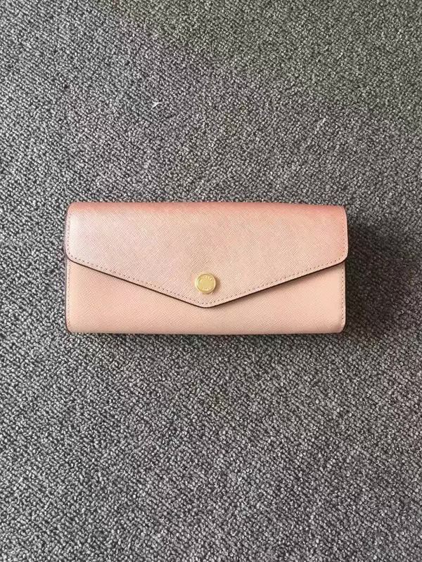Michael Kors Envelope Wallet Cherry Blossom Powder Spelling Rose Gold (MK340)