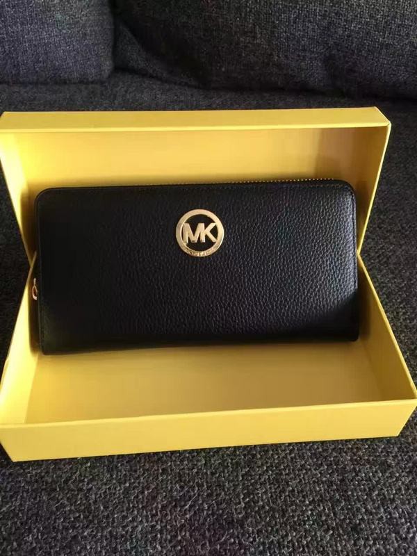 Michael Kors Zipper Long Clip Wallet Black (MK356)