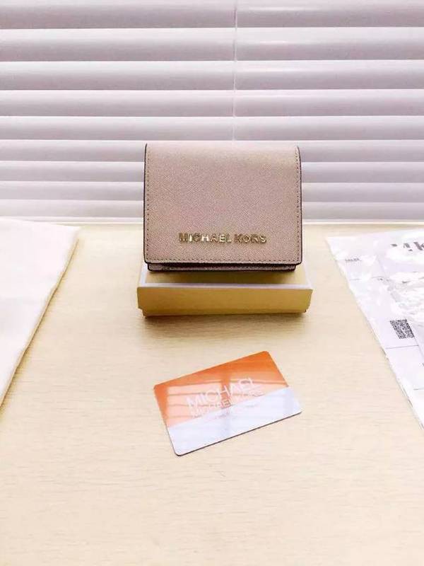 Michael Kors Short Suction Buckle Wallets Champagne Gold (MK205)