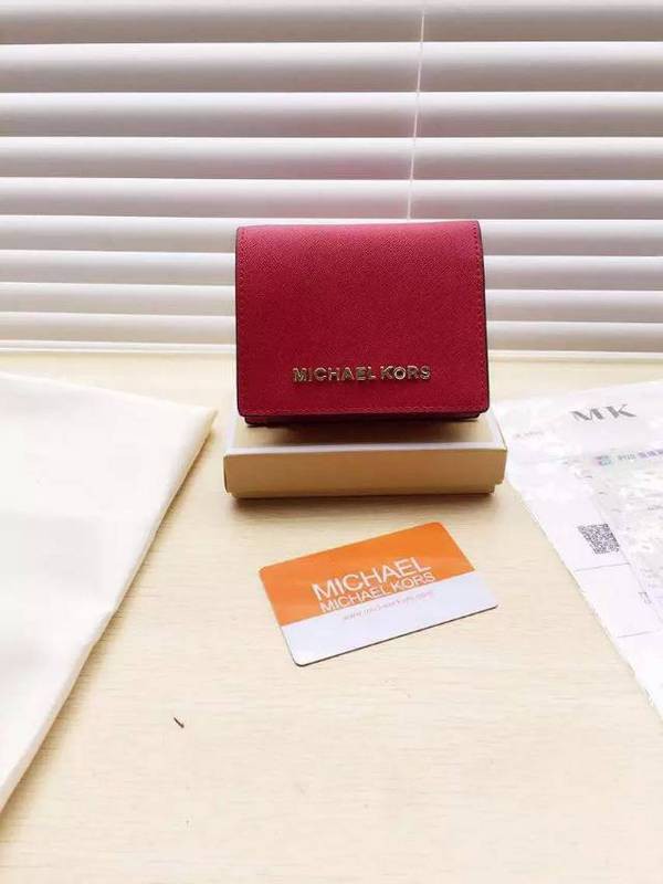 Michael Kors Short Suction Buckle Wallets Red (MK203)