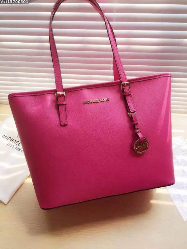 Michael Kors Zipper Totes Rose Red (MK171)