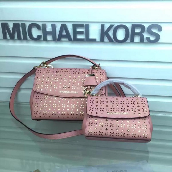 Michael Kors Hollow Satchel Shrimp Pink (MK334)