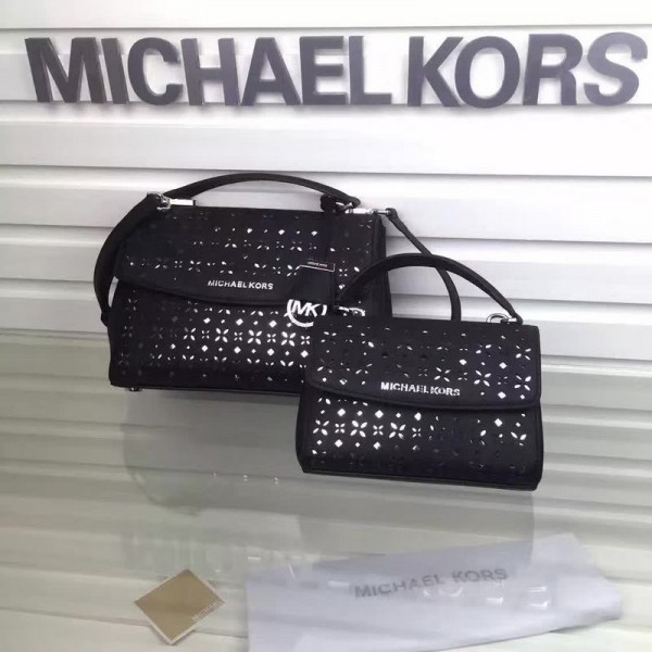 Michael Kors Hollow Satchel Black (MK335)