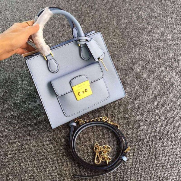 Michael Kors Pure Original Single Lock Totes Light Blue (MK308)