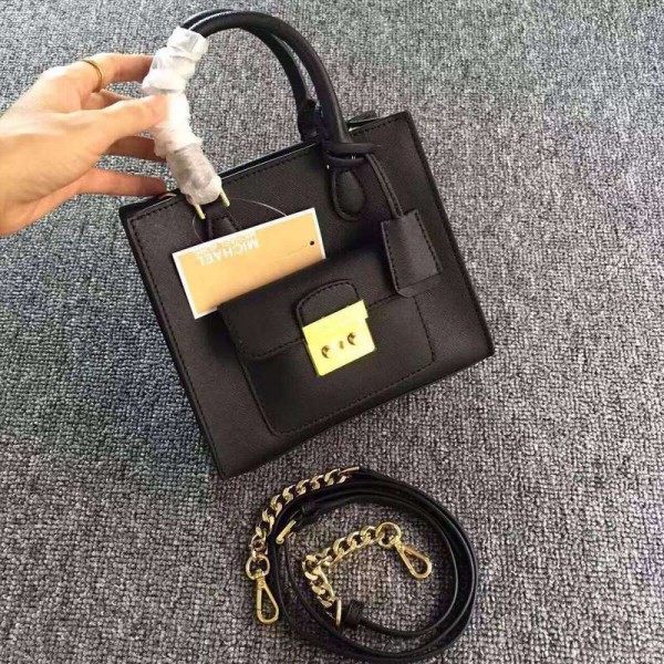 Michael Kors Pure Original Single Lock Totes Black (MK311)