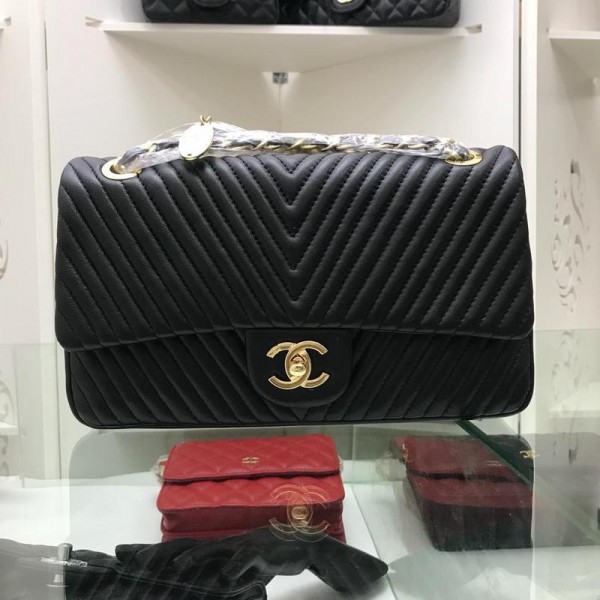 Chanel Classic Handabag CH110-Black