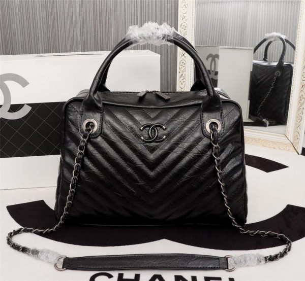 Chanel Top Handle Shoulder Bags CH114-Black