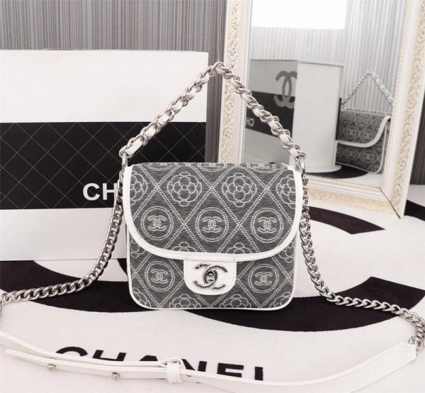 Chanel Small Flap Bags CH116-Grey