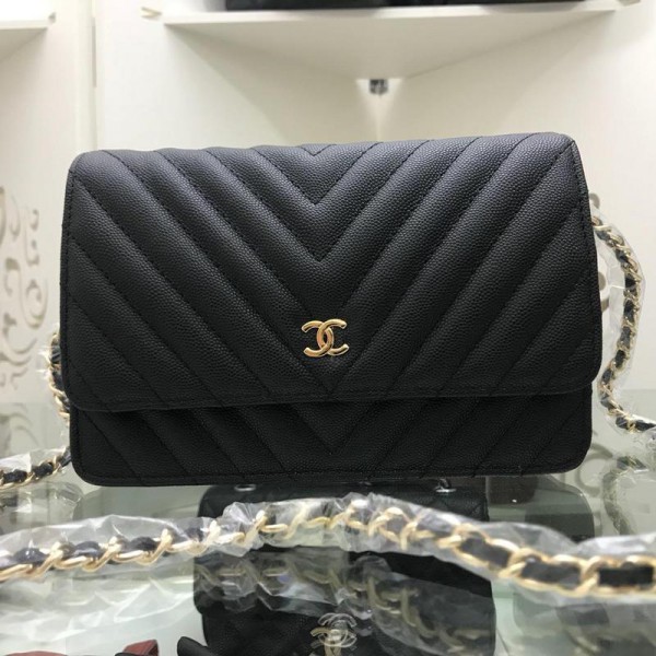 Chanel Wallet On Chain CH119V-Black