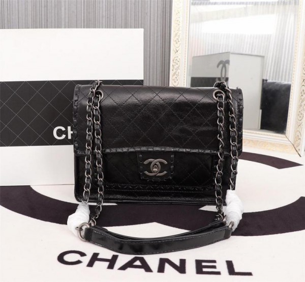 Chanel Flap Bags CH128-Black