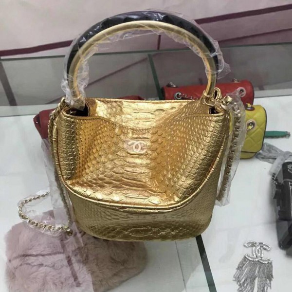 Chanel Top Handle Bucket Bags CH132S-Gold