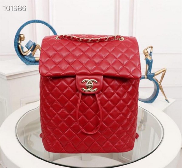 Chanel Backpacks CH017-Red