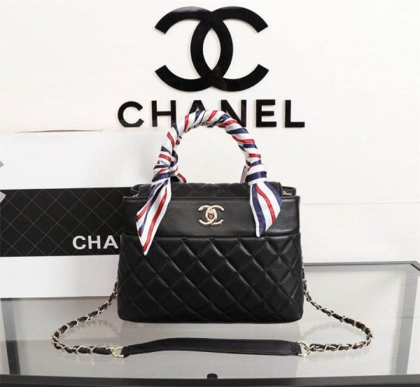 Chanel Top Handle Crossbody Bags CH143-Black